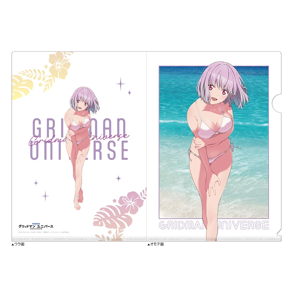 1月預購 窗簾魂 GRIDMAN UNIVERSE 泳裝 透明資料夾 (單款5入) 新條茜 ⚫