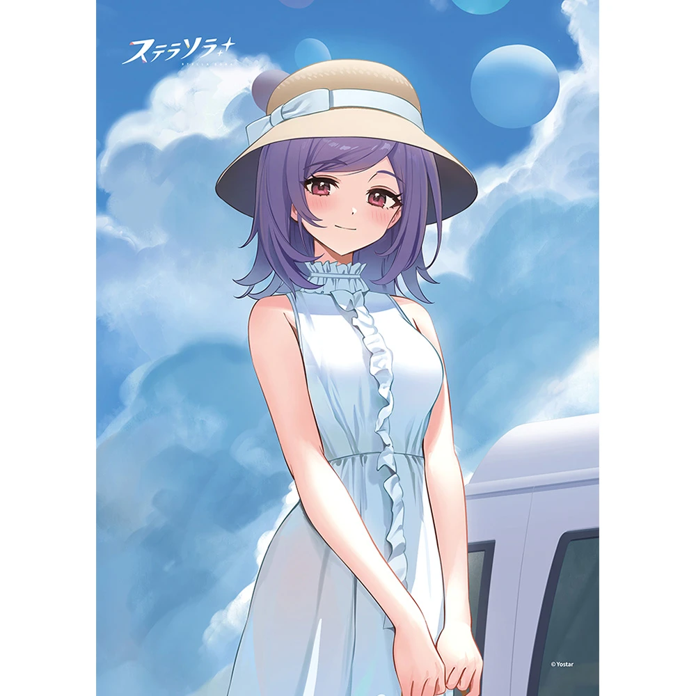 1月預購 窗簾魂 星塔旅人 夏服 W絨面B2掛軸 鳶尾 ⚫