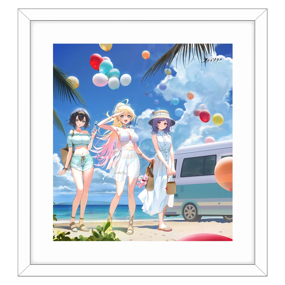 1月預購 窗簾魂 星塔旅人 夏服 藝術複製原畫畫框 ⚫