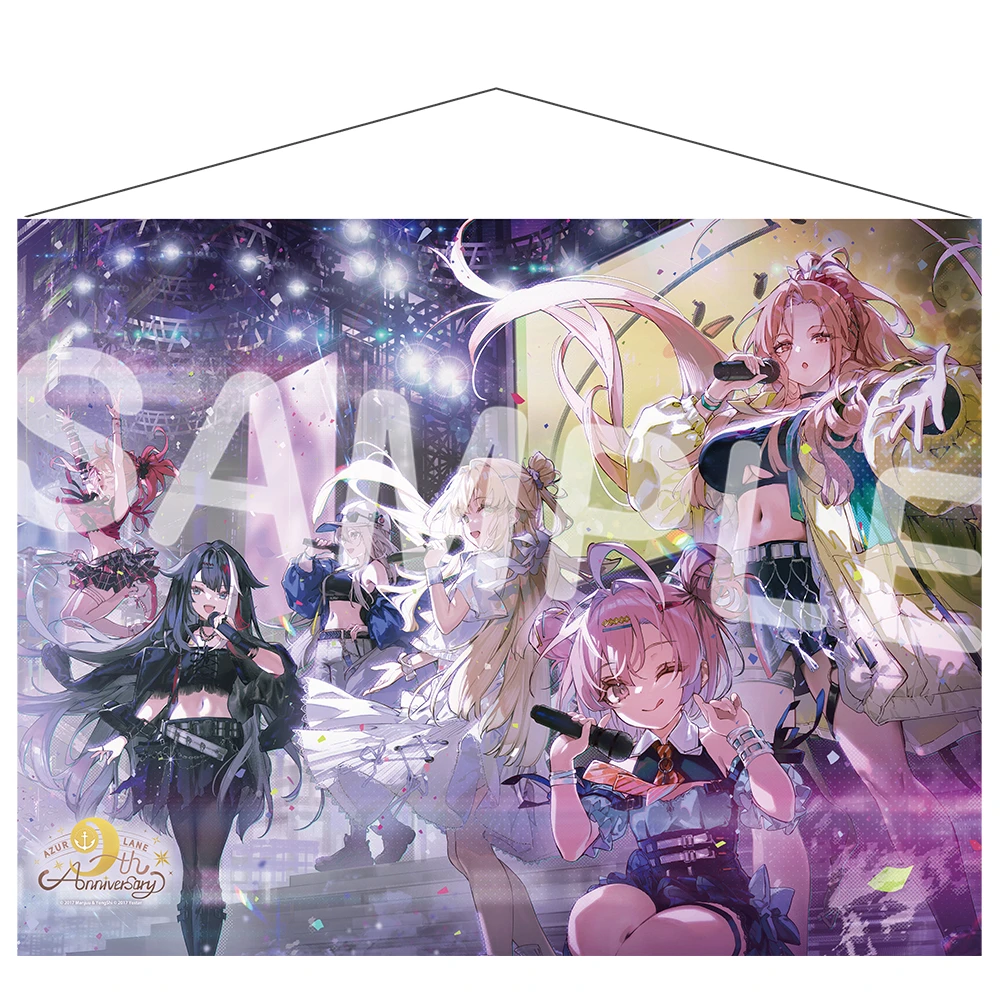 2月預購 YOSTAR 「碧藍航線 9週年紀念」9週年紀念 橫式B2掛軸 ① 免訂金 ⚫