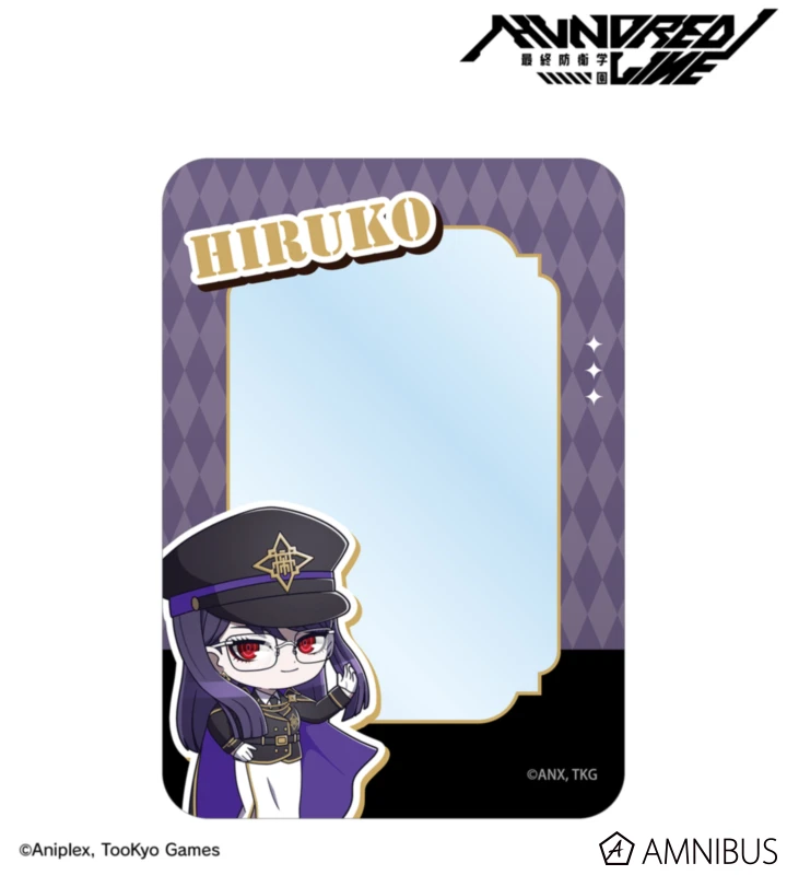 12月預購 AMNIBUS 百日戰記 最終防衛學園 Q版軍服風服裝 B8硬質卡套 雫原比留子 ⚫