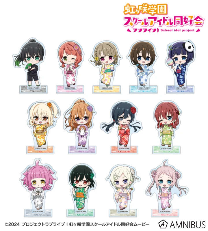 1月預購 AMNIBUS Love Live! 虹咲學園 Q版緣日 壓克力立牌集 中盒13入 ⚫
