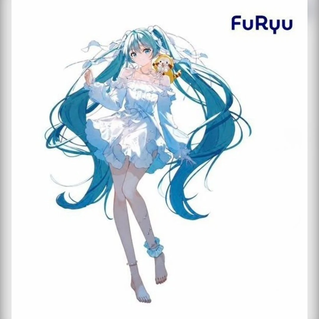 27年3月預購 Furyu 景品 初音未來×小浣熊 Muchute 夜之海★