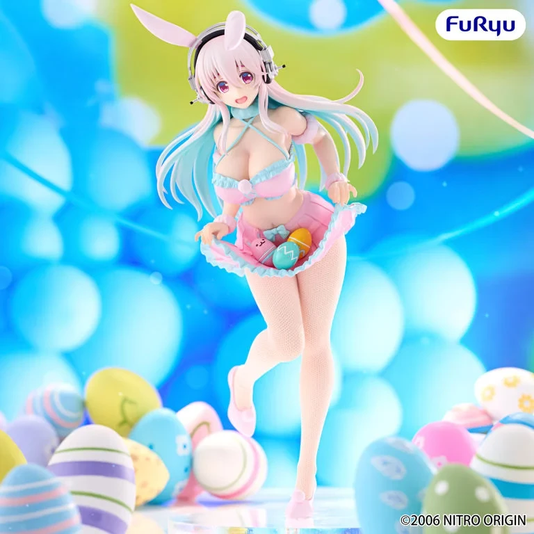 27年3月預購 Furyu 景品 超級索尼子 音速子 BiCute Bunnies 粉彩復活節ver
