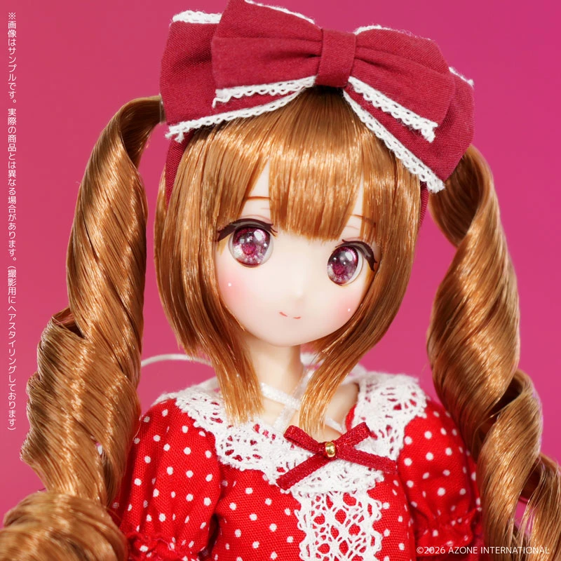 【限量品】3月預購 AZONE 「Colorful Dreamin' 繽紛夢想」坂下櫻～A Gift from M.K.～ 波點 1/6 比例可動人偶 ☾