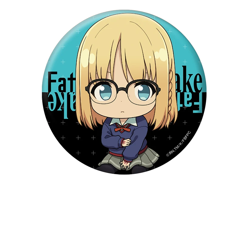11月預購 PP Fate/strange Fake 咚地娘 ぺたん娘 Q版胸章 徽章 綾香·沙条 ⚫