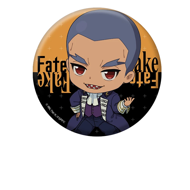 11月預購 PP Fate/strange Fake 咚地娘 ぺたん娘 Q版胸章 徽章 Caster ⚫