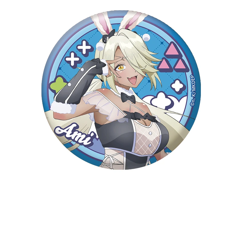 11月預購 PP 容易對付的惡魔大人 可愛兔女郎 角色胸章 徽章 亞美 ⚫