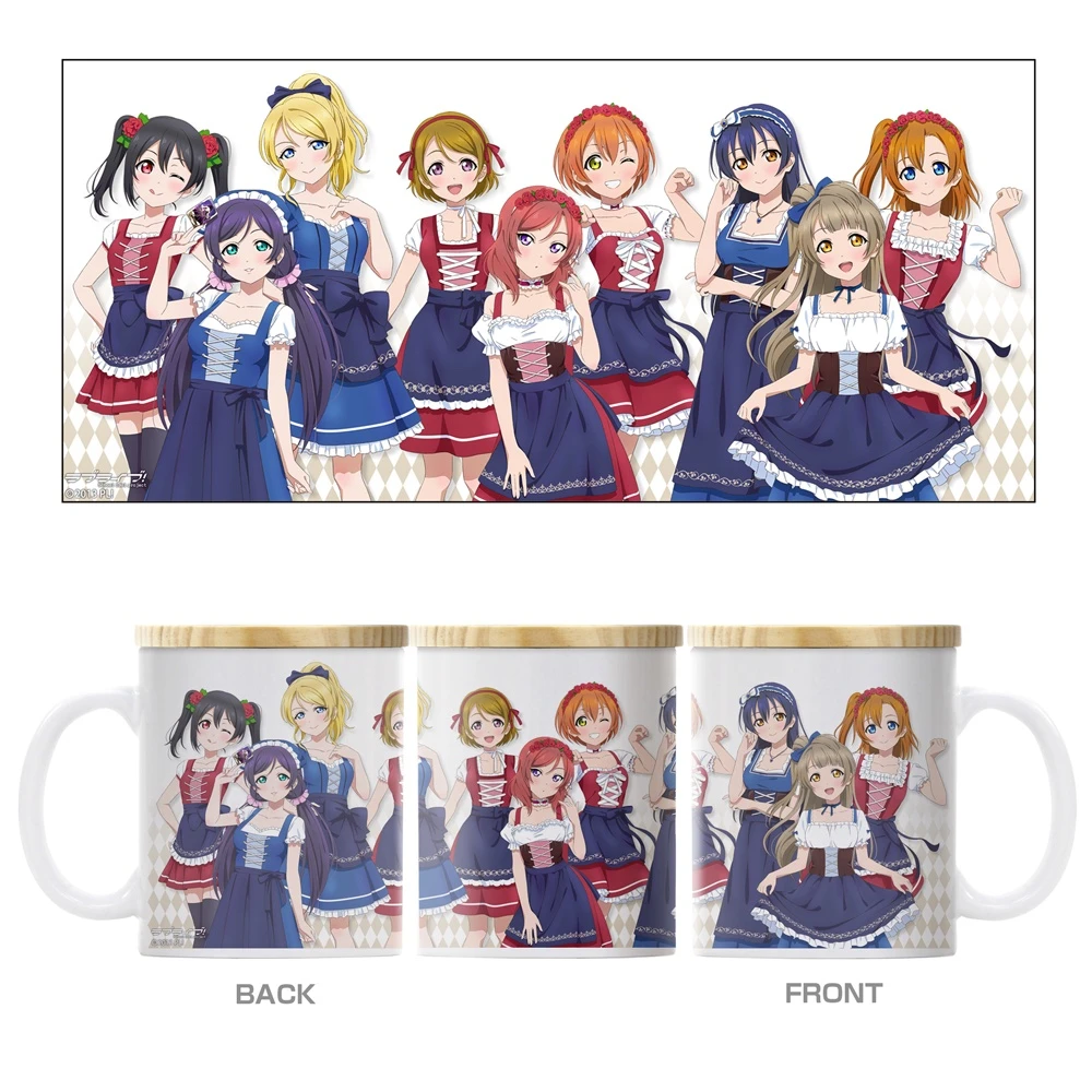 1月預購 COSPA「Love Live!」全新繪製 μ’s 附蓋全彩馬克杯 Dirndl 民族服飾Ver. 免訂金 ⚫