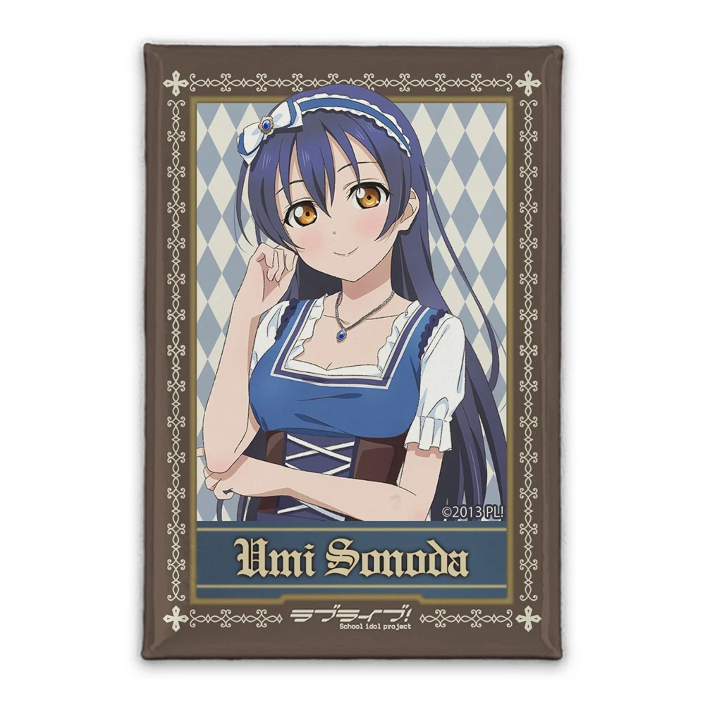 1月預購 COSPA「Love Live!」全新繪製 園田海未 方形徽章 Dirndl 民族服飾Ver. 免訂金 ⚫