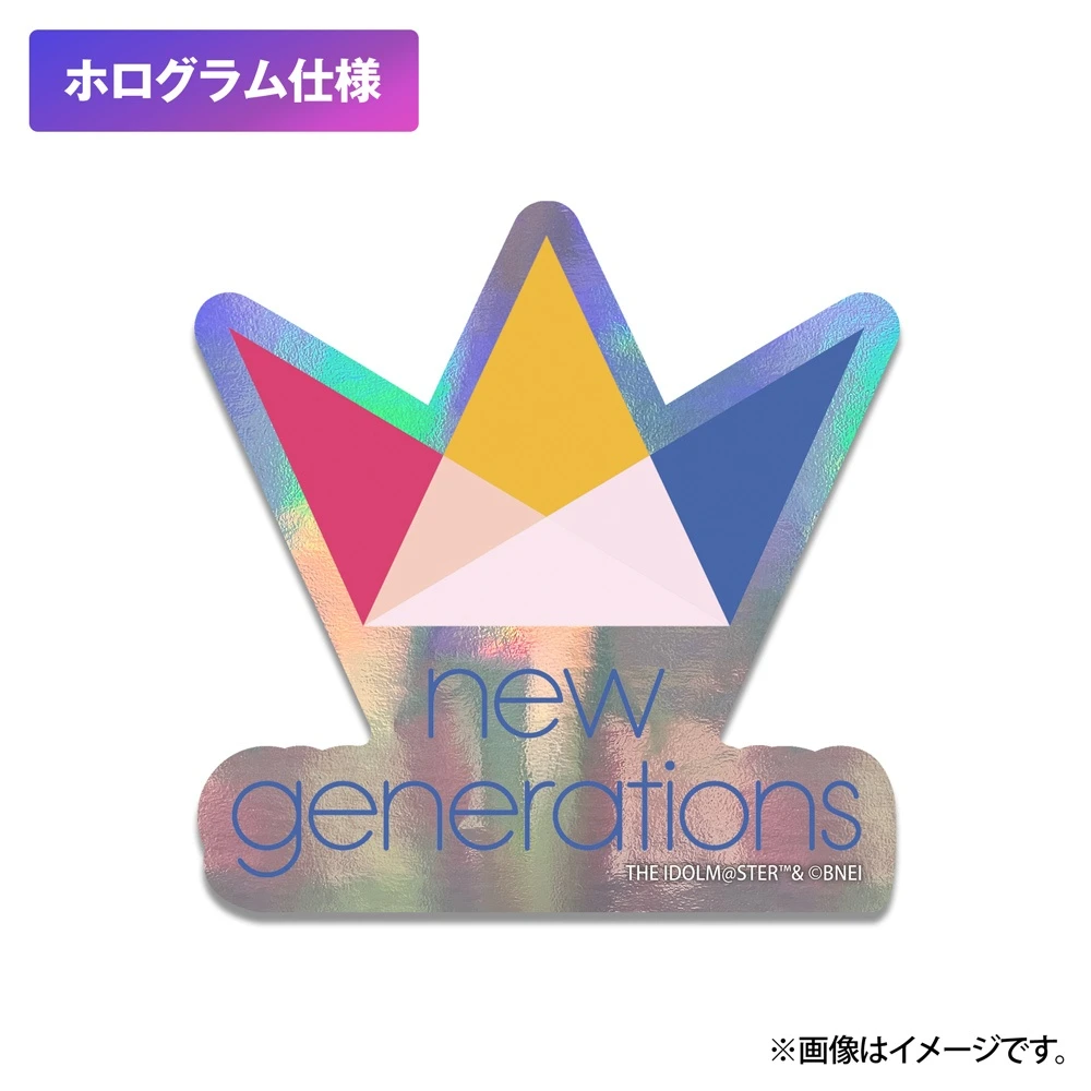 12月預購 COSPA「偶像大師 灰姑娘女孩」new generations 雷射迷你貼紙 免訂金 ⚫