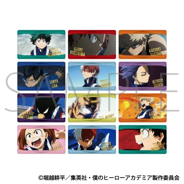 12月預購 Movic 我的英雄學院 OP 燙金視覺卡片收藏集 A盒 中盒6入 ⚫