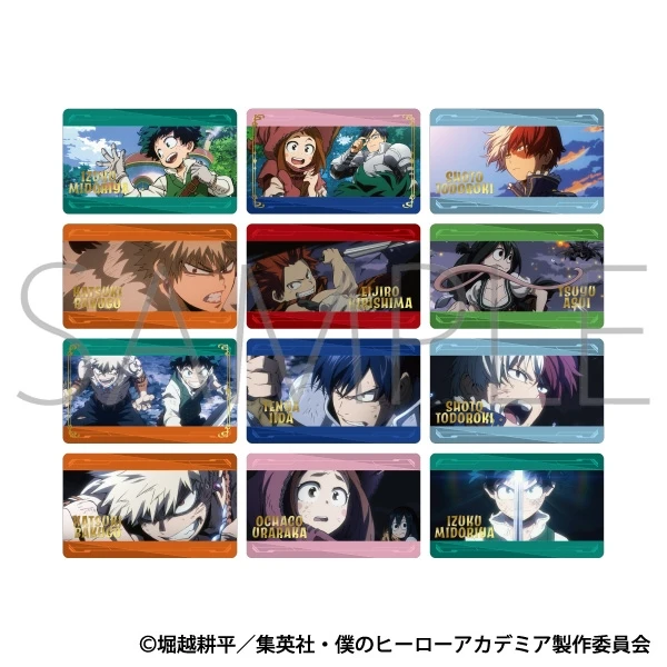 12月預購 Movic 我的英雄學院 ED 燙金視覺卡片收藏集 A盒 中盒6入 ⚫