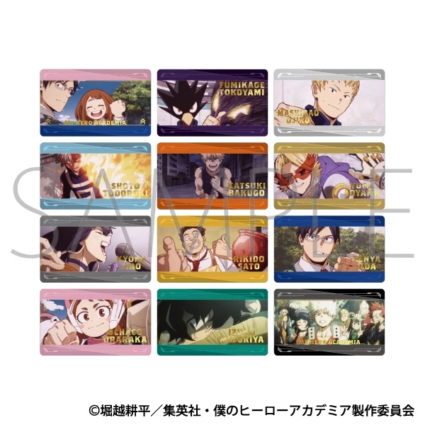 12月預購 Movic 我的英雄學院 ED 燙金視覺卡片收藏集 B盒 中盒6入 ⚫