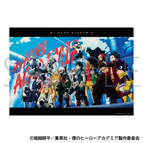 12月預購 Movic 我的英雄學院 A3透明海報 C ⚫