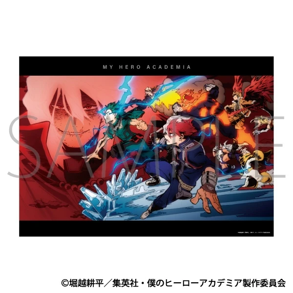 12月預購 Movic 我的英雄學院 A3透明海報 D ⚫