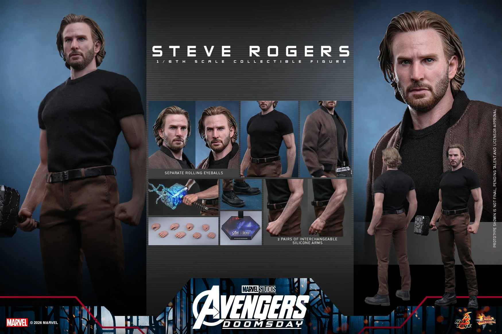 【免運費】28年第一季預購 HOT TOYS MMS928 復仇者聯盟：末日崛起 史蒂夫 羅傑斯 【訂金商品】