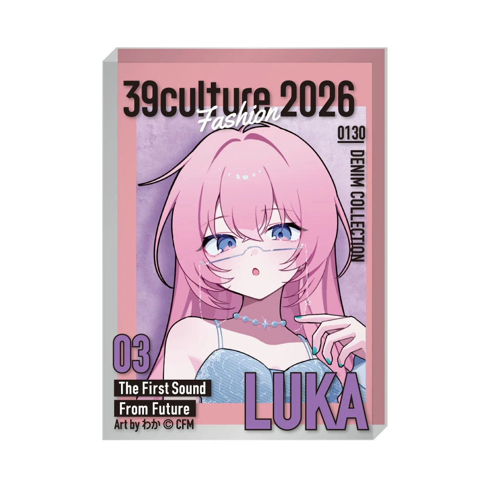 12月預購 piapro 初音未來 39Culture 2026 流行 雜誌風壓克力厚磚 巡音流歌 ⚫