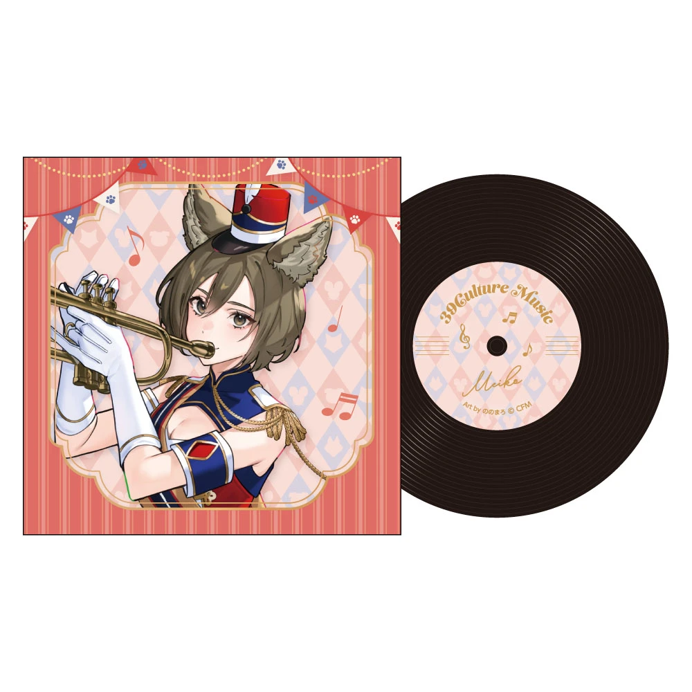 12月預購 piapro 初音未來 39Culture 2026 音樂 黑膠唱片風杯墊 MEIKO ⚫