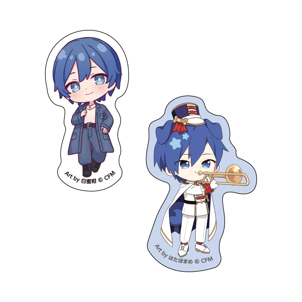 12月預購 piapro 初音未來 39Culture 2026 Q版角色造型貼紙2入組 KAITO ⚫
