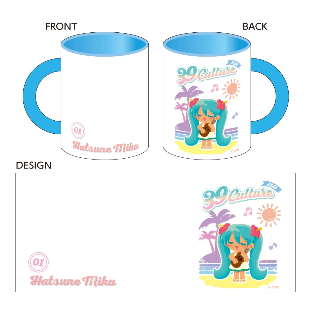 12月預購 piapro 初音未來 39Culture 2026 藝術 馬克杯 ⚫