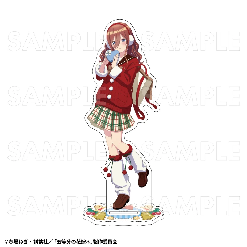 12月預購 TEAM 五等分的新娘 冬季模式&聖誕節模式 角色壓克力立牌 中野三玖：聖誕節模式 ⚫