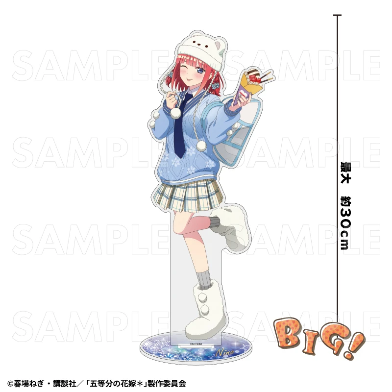 12月預購 TEAM 五等分的新娘 冬季模式&聖誕節模式 特大壓克力立牌 中野二乃：冬季模式 ⚫