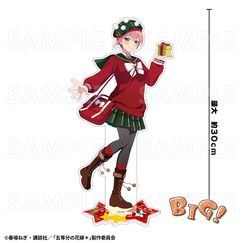 12月預購 TEAM 五等分的新娘 冬季模式&聖誕節模式 特大壓克力立牌 中野一花：聖誕節模式 ⚫