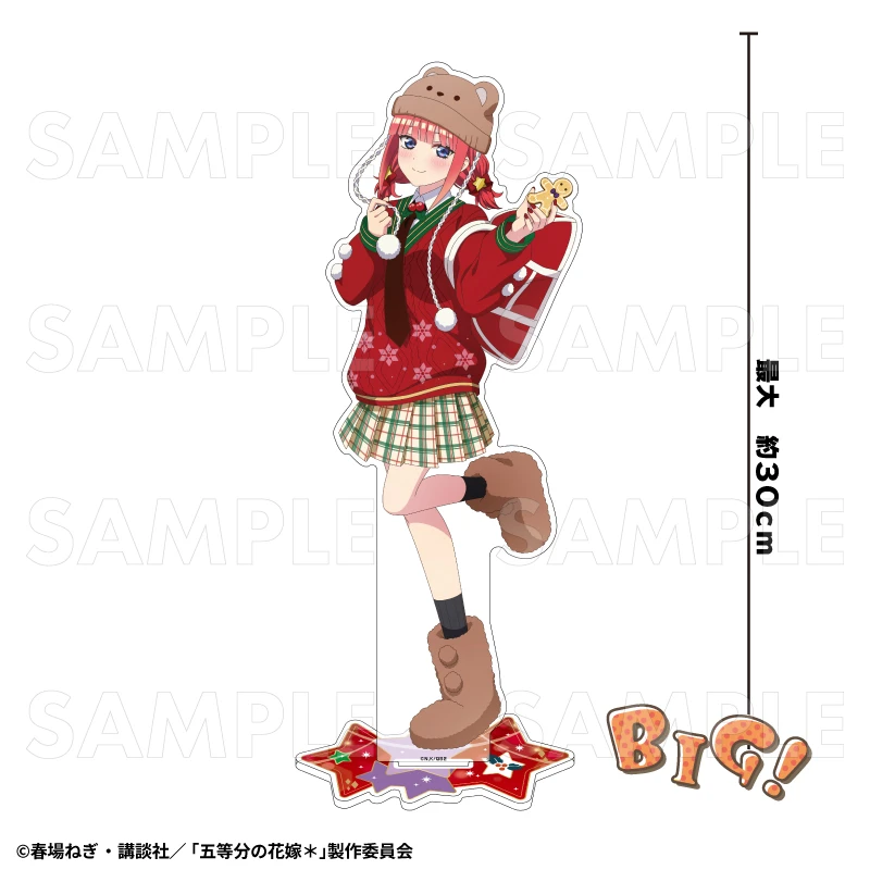 12月預購 TEAM 五等分的新娘 冬季模式&聖誕節模式 特大壓克力立牌 中野二乃：聖誕節模式 ⚫