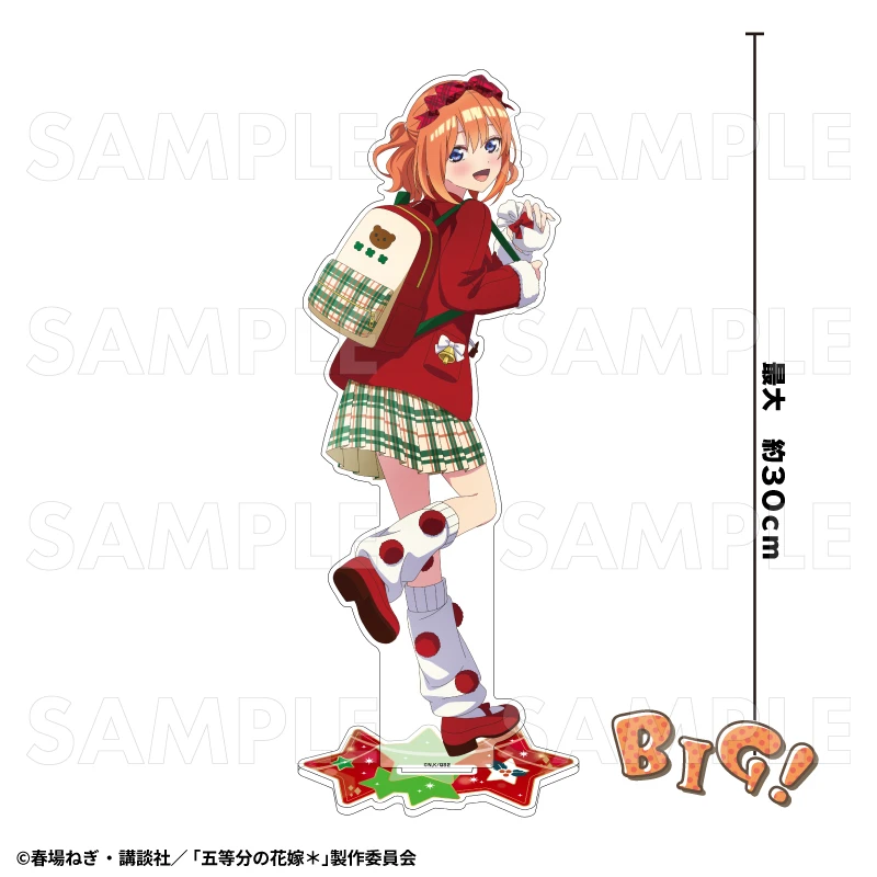 12月預購 TEAM 五等分的新娘 冬季模式&聖誕節模式 特大壓克力立牌 中野四葉：聖誕節模式 ⚫