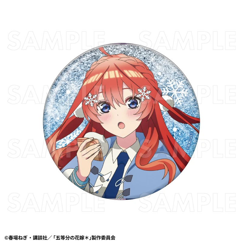12月預購 TEAM 五等分的新娘 冬季模式&聖誕節模式 76mm閃亮胸章 徽章 中野五月：冬季模式 ⚫