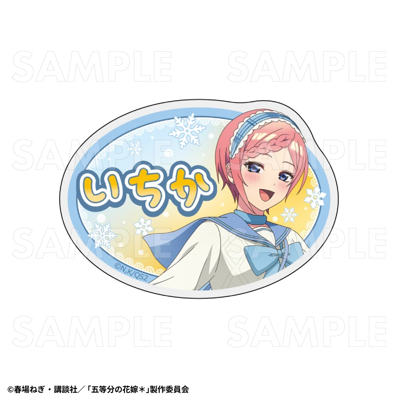 12月預購 TEAM 五等分的新娘 冬季模式&聖誕節模式 壓克力名牌 中野一花：冬季模式 ⚫