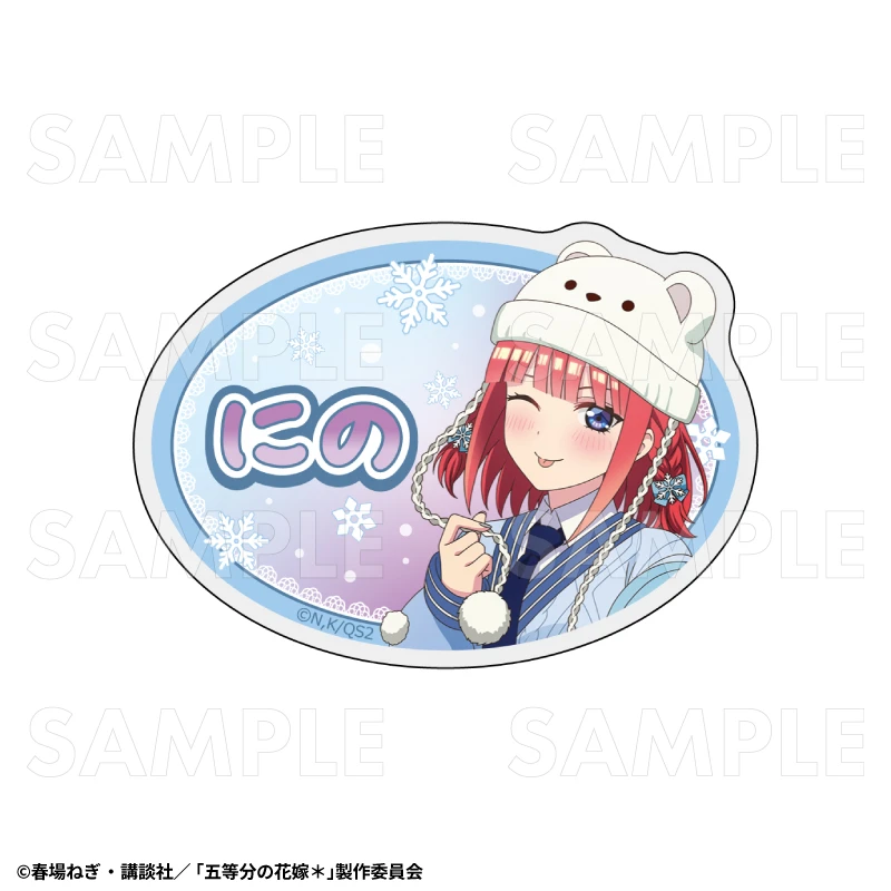 12月預購 TEAM 五等分的新娘 冬季模式&聖誕節模式 壓克力名牌 中野二乃：冬季模式 ⚫