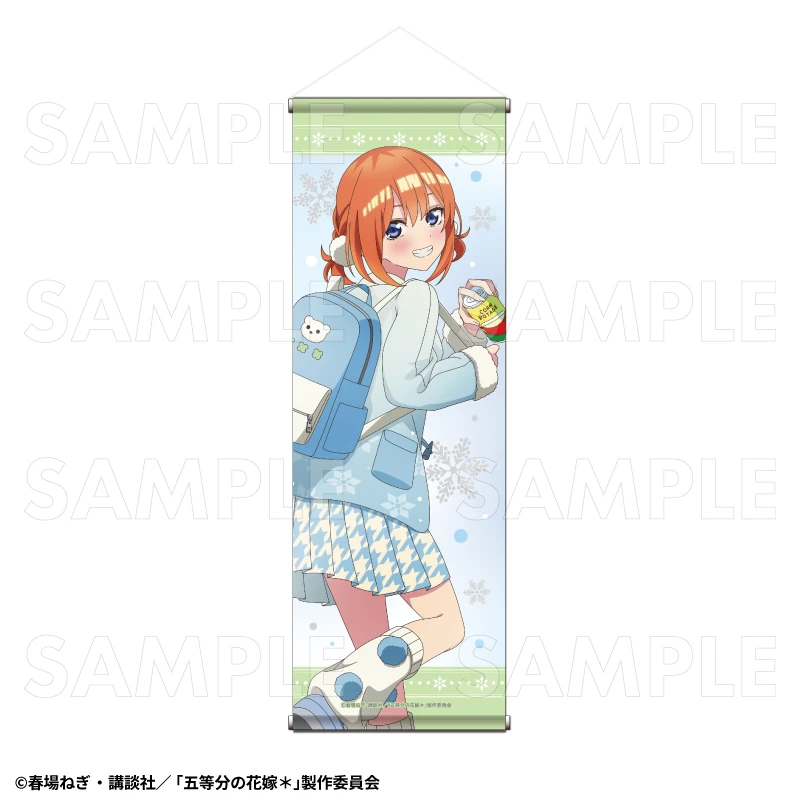 12月預購 TEAM 五等分的新娘 冬季模式&聖誕節模式 B2半裁掛軸 中野四葉：冬季模式 ⚫