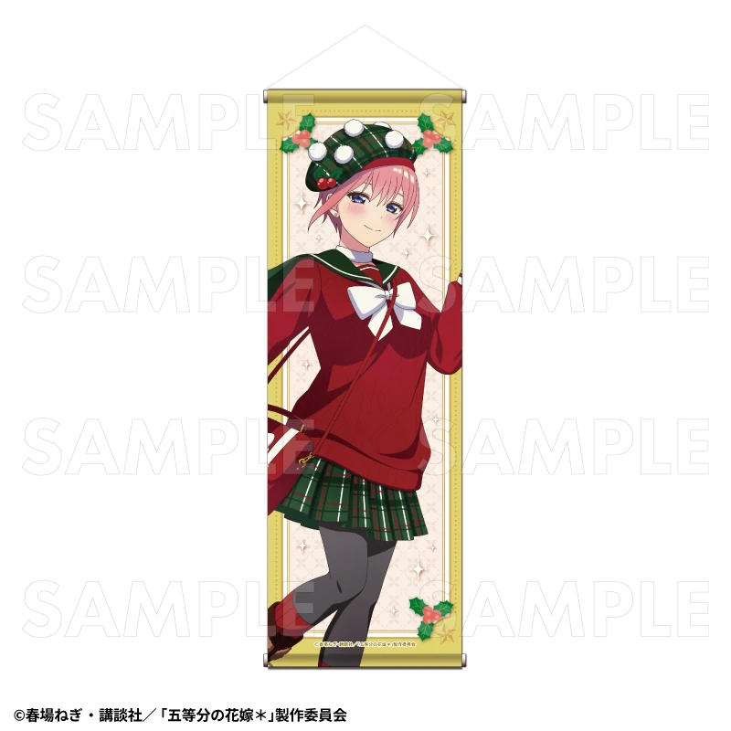 12月預購 TEAM 五等分的新娘 冬季模式&聖誕節模式 B2半裁掛軸 中野一花：聖誕節模式 ⚫