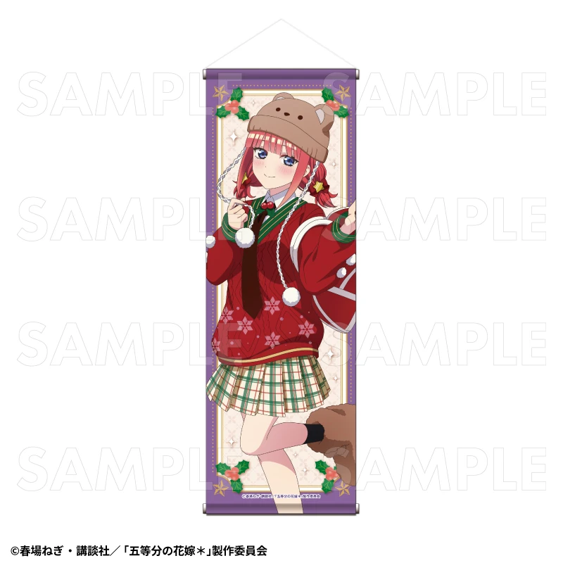 12月預購 TEAM 五等分的新娘 冬季模式&聖誕節模式 B2半裁掛軸 中野二乃：聖誕節模式 ⚫