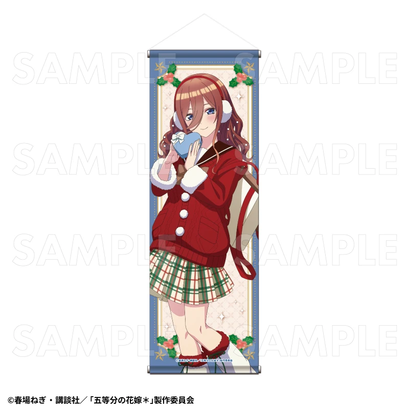 12月預購 TEAM 五等分的新娘 冬季模式&聖誕節模式 B2半裁掛軸 中野三玖：聖誕節模式 ⚫