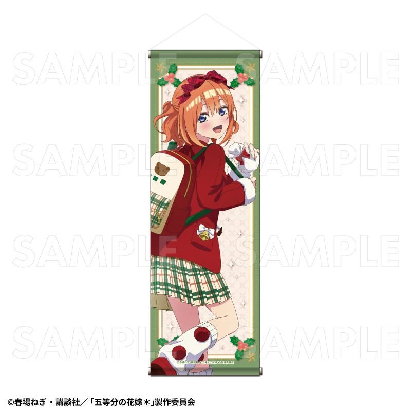 12月預購 TEAM 五等分的新娘 冬季模式&聖誕節模式 B2半裁掛軸 中野四葉：聖誕節模式 ⚫