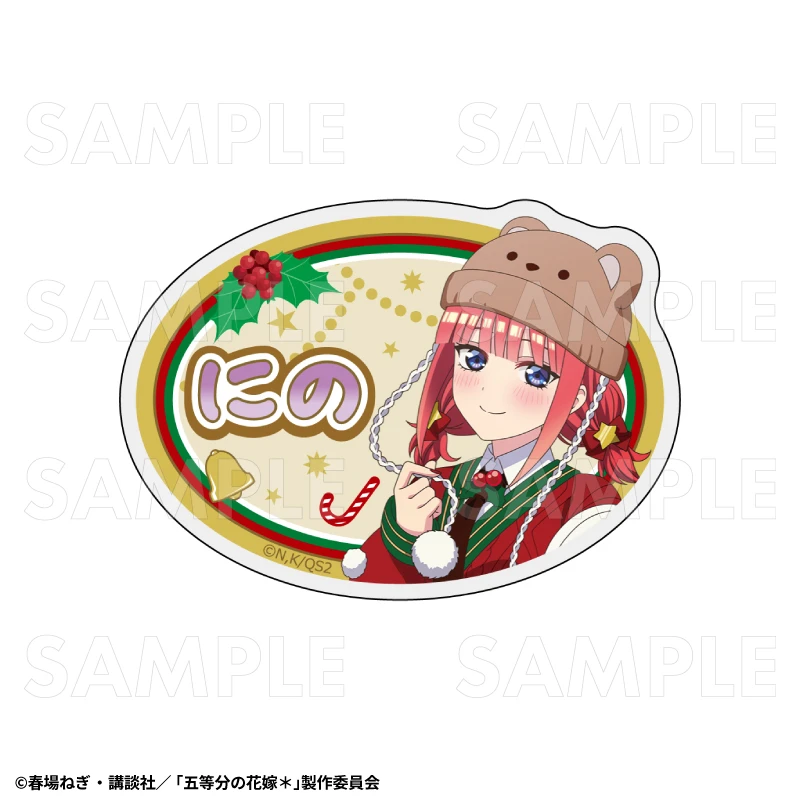 12月預購 TEAM 五等分的新娘 冬季模式&聖誕節模式 壓克力名牌 中野二乃：聖誕節模式 ⚫