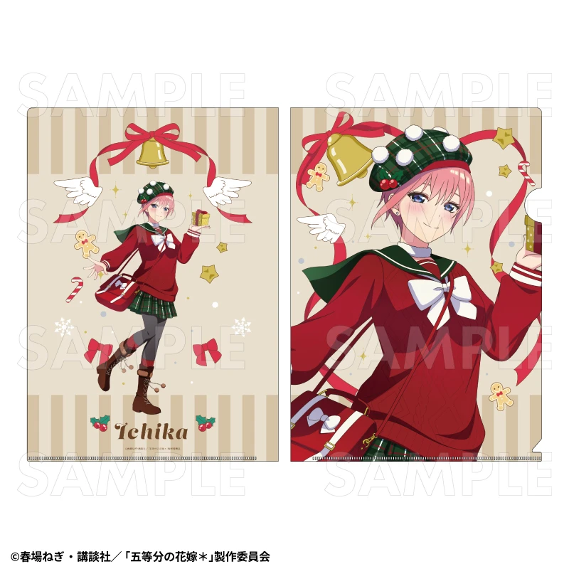 12月預購 TEAM 五等分的新娘 冬季模式&聖誕節模式 透明資料夾 中野一花：聖誕節模式 ⚫
