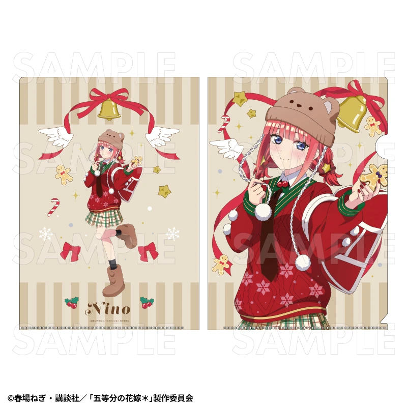 12月預購 TEAM 五等分的新娘 冬季模式&聖誕節模式 透明資料夾 中野二乃：聖誕節模式 ⚫