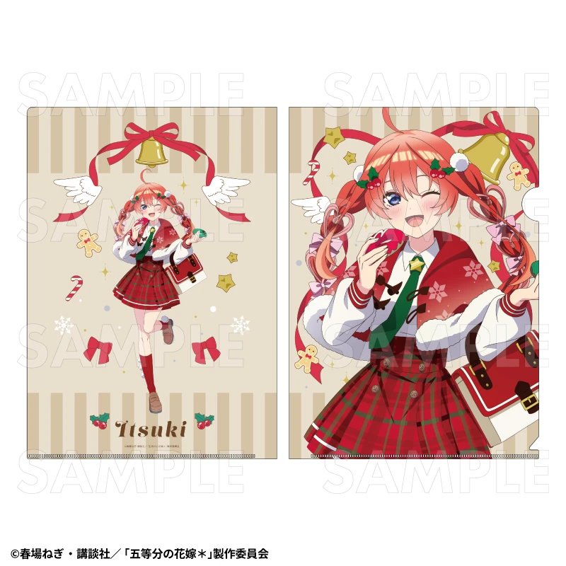 12月預購 TEAM 五等分的新娘 冬季模式&聖誕節模式 透明資料夾 中野五月：聖誕節模式 ⚫