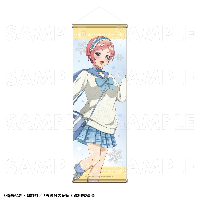 12月預購 TEAM 五等分的新娘 冬季模式&聖誕節模式 B2半裁掛軸 中野一花：冬季模式 ⚫