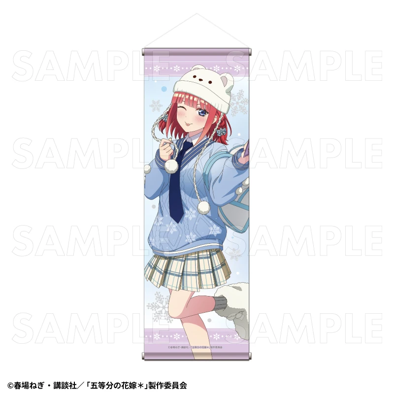 12月預購 TEAM 五等分的新娘 冬季模式&聖誕節模式 B2半裁掛軸 中野二乃：冬季模式 ⚫