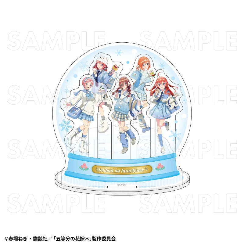 12月預購 TEAM 五等分的新娘 冬季模式&聖誕節模式 前後全景壓克力立牌 冬季模式 ⚫