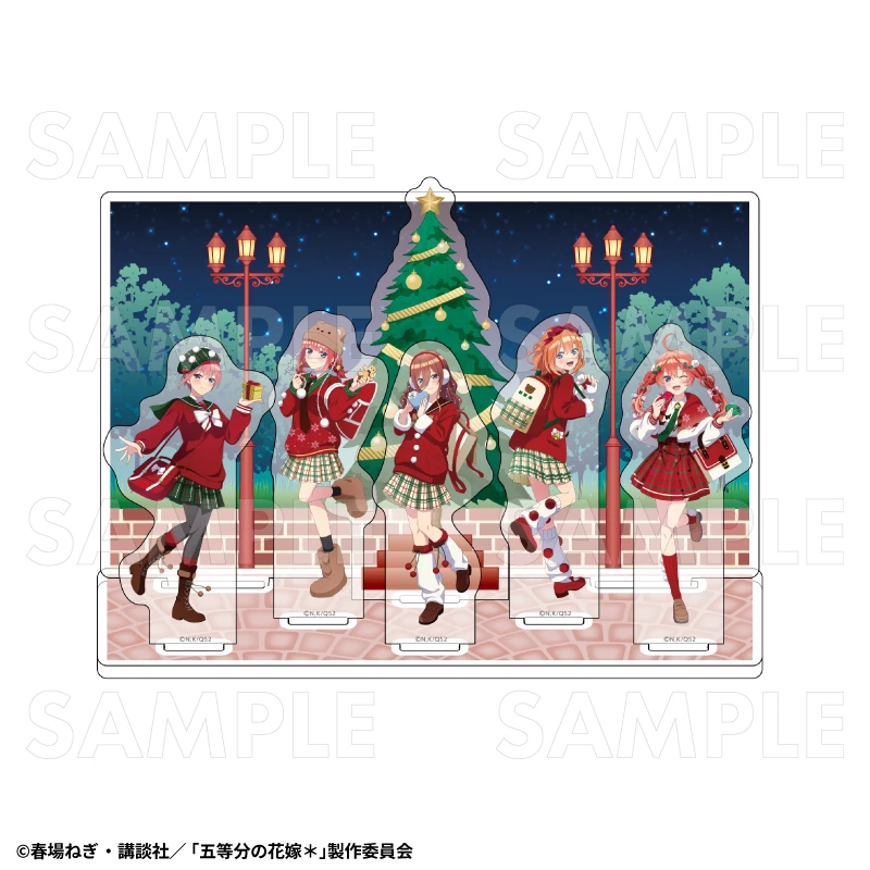 12月預購 TEAM 五等分的新娘 冬季模式&聖誕節模式 前後全景壓克力立牌 聖誕節模式 ⚫