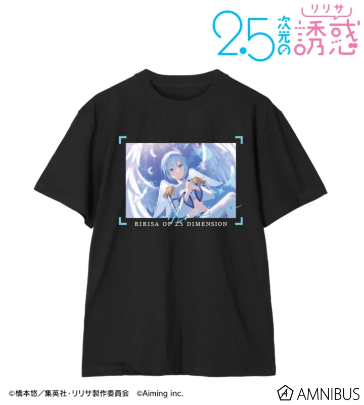 1月預購 AMNIBUS「2.5次元的誘惑」黑色純棉T恤【與朋友一同實現的夢幻景色】諾基艾露 免訂金 ⚫