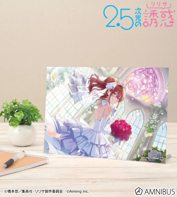 1月預購 AMNIBUS 2.5次元的誘惑 A4壓克力板畫 【永遠の愛を誓って】橘 美花莉 ⚫