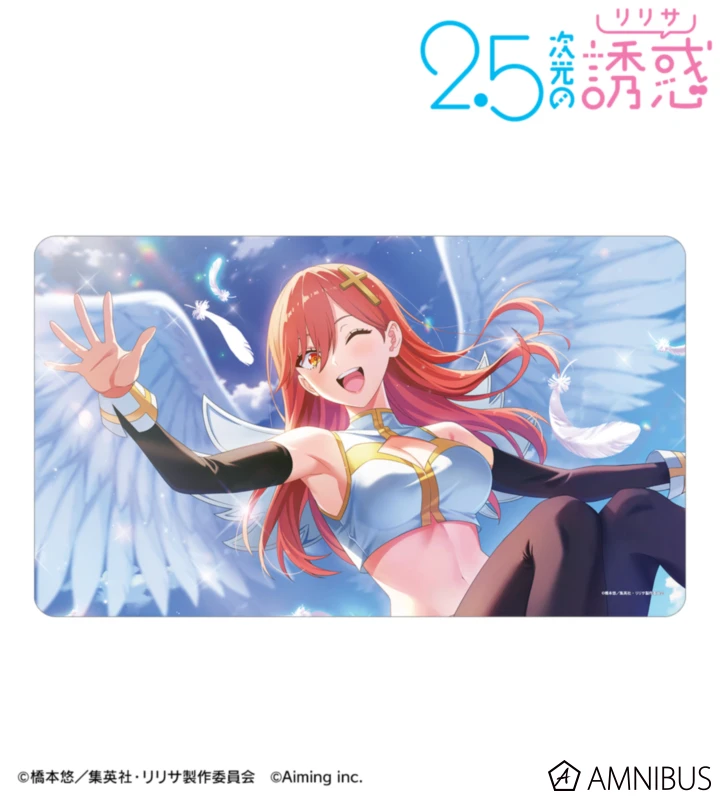 1月預購 AMNIBUS 2.5次元的誘惑 軟膠桌墊 【友と奏でる勇気の音色】亞莉艾露 ⚫