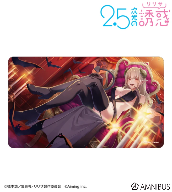 1月預購 AMNIBUS 2.5次元的誘惑 軟膠桌墊 【色欲の女帝】羽生真由梨 ⚫